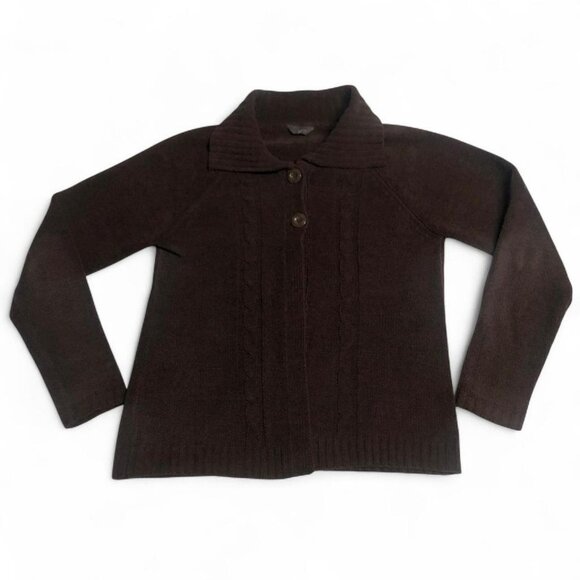 Brown Teddy Babydoll Cardi - Picture 3 of 6